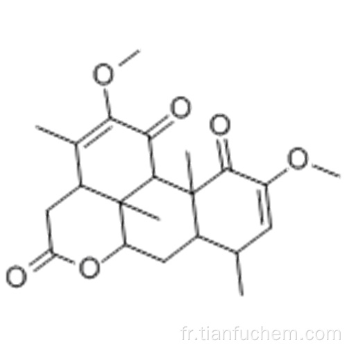 Picrasa-2,12-diène-1,11,16-trione, 2,12-diméthoxy-CAS 76-78-8